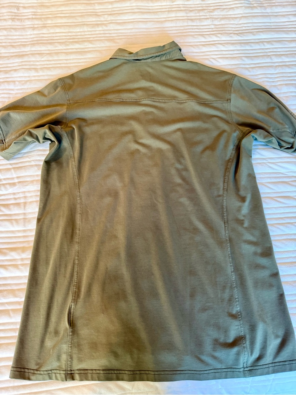 Arc'teryx Men's Short Sleeve Polo in Olive Green